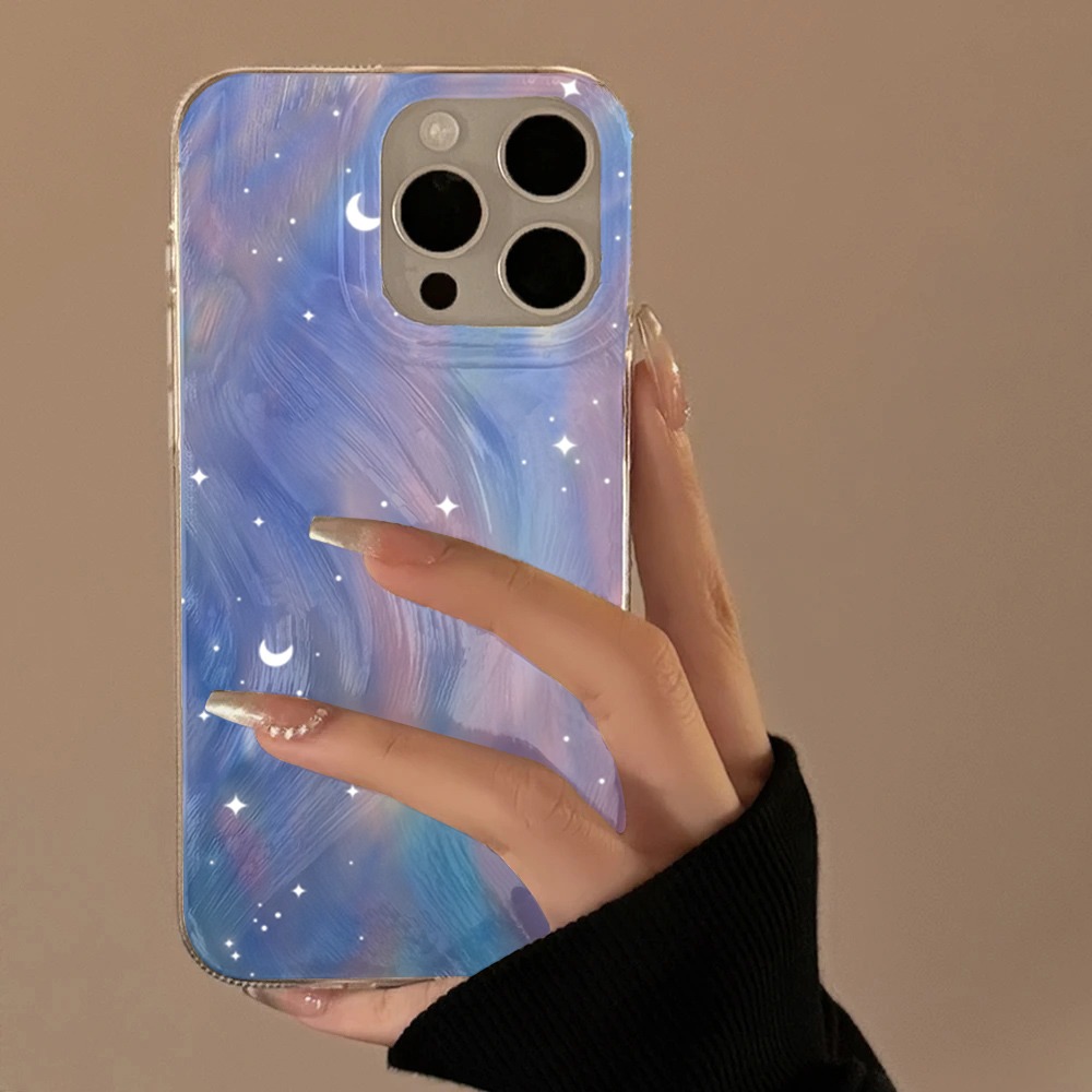 Phone Cases For Iphone 11 - 패션 글리터 스타리 그라데이션 폰 케이스