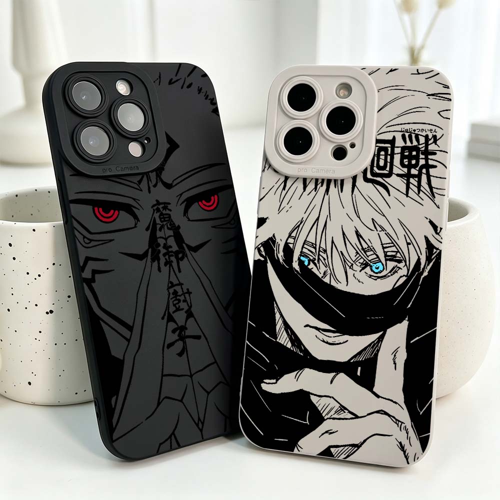 Phone Cases Jujutsu Kaisen - 애니메이션 주술회전 멋진 커버 실리콘 케이스