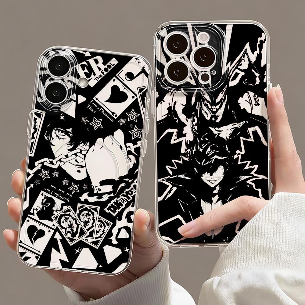 Phone Cases For Iphone 15 - 게임 P-페르소나 5 폰 케이스 마그네틱