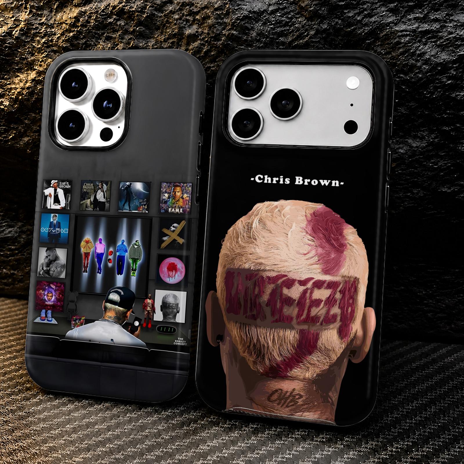 Phone Cases For Iphone 15 - 랩 C-크리스 B-브라운 아이폰 17 16