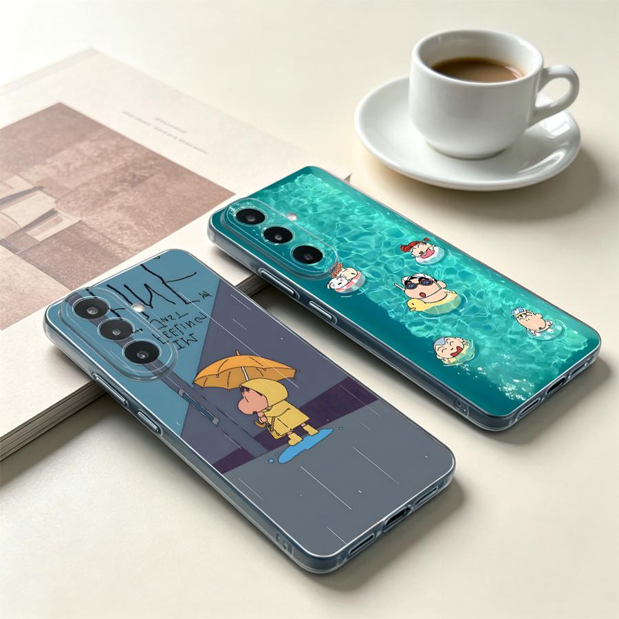 Phone Cases A14 Samsung - 노란색 우산 소년 휴대폰 케이스 (삼성