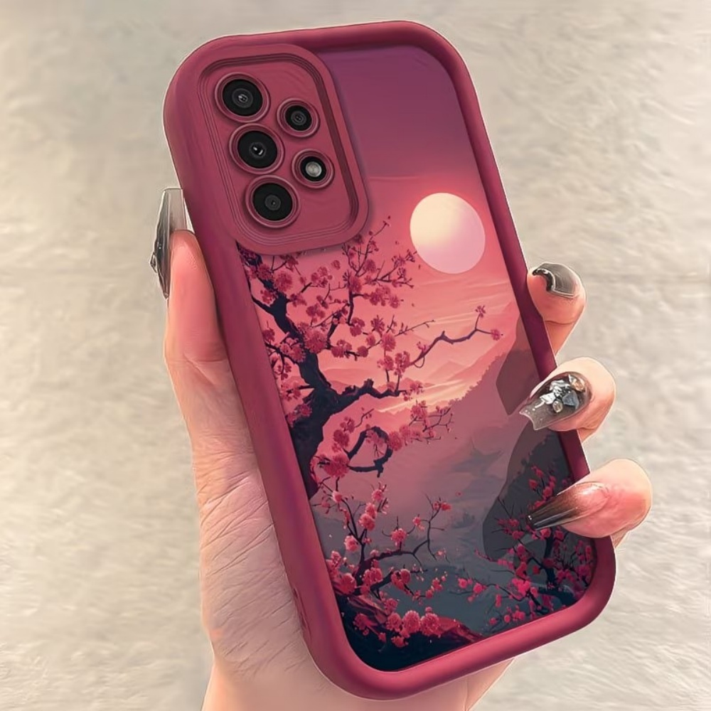 선셋 마운틴 피크 낙하 방지 레드 폰 케이스 삼성 갤럭 - Phone Cases Red 리뷰 및 가격