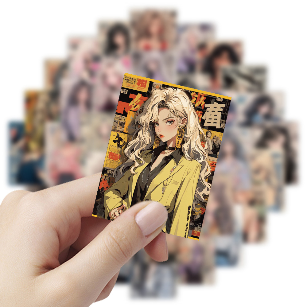 10/30/60pcs 빈티지 홍콩 스타일 애니메이션 소 - Phone Cases Hong Kong 리뷰 및 가격