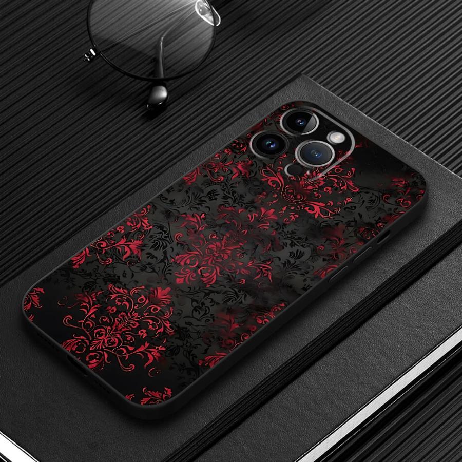 블랙 레드 섹시 레이스 폰 케이스 (애플 아이폰 17  - Phone Cases Red 리뷰 및 가격