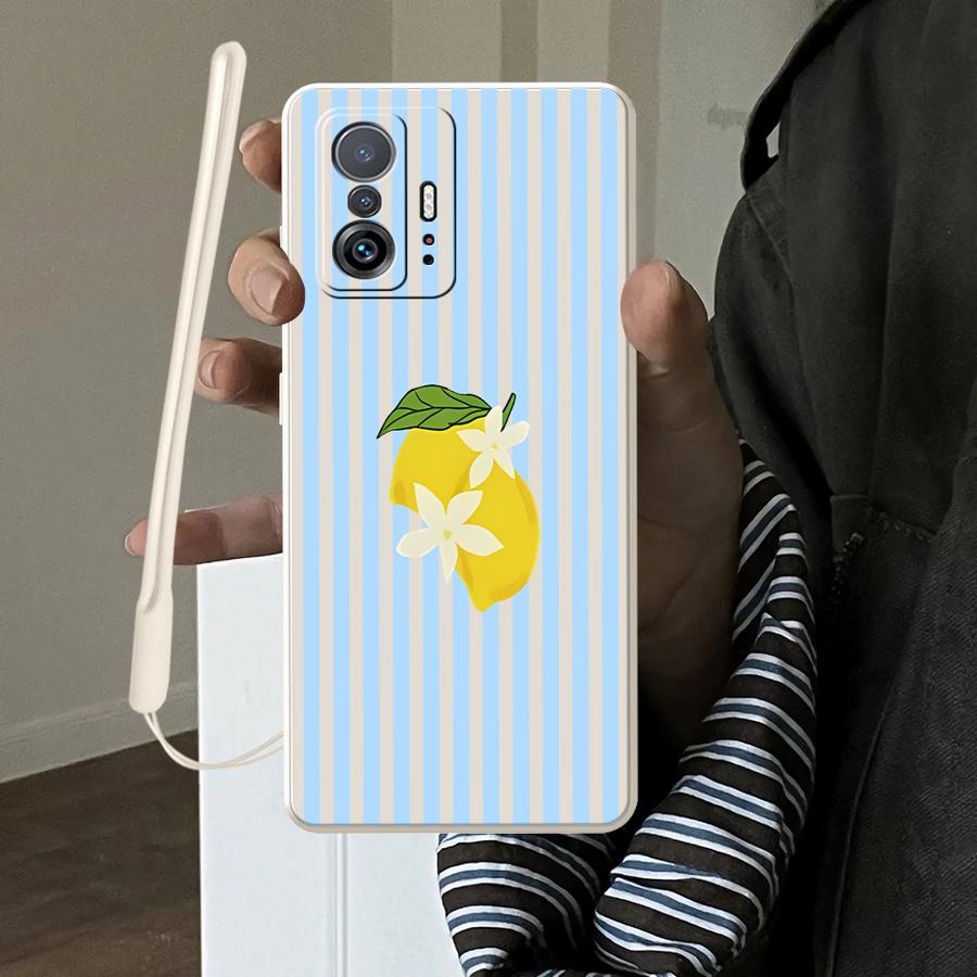 레몬 쿨 스트라이프 패턴 케이스 Xiaomi Mi 11 - Phone Cases For Iphone 11 리뷰 및 가격
