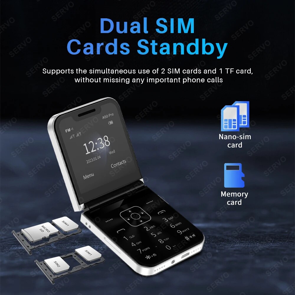 SERVO A50 PRO 접이식 휴대 전화 자동 FM  - Phone Cases Verizon 리뷰 및 가격