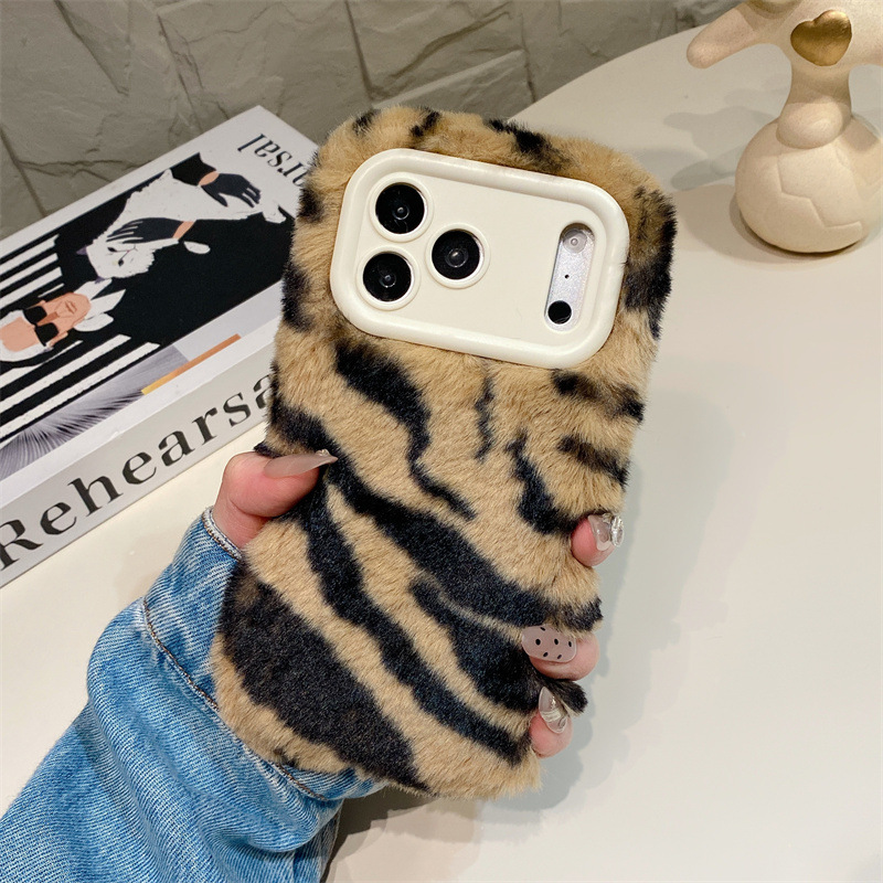 럭셔리 지브라 패턴 플러시 폰 케이스 (아이폰 17 에 - Phone Cases For Iphone 15 리뷰 및 가격