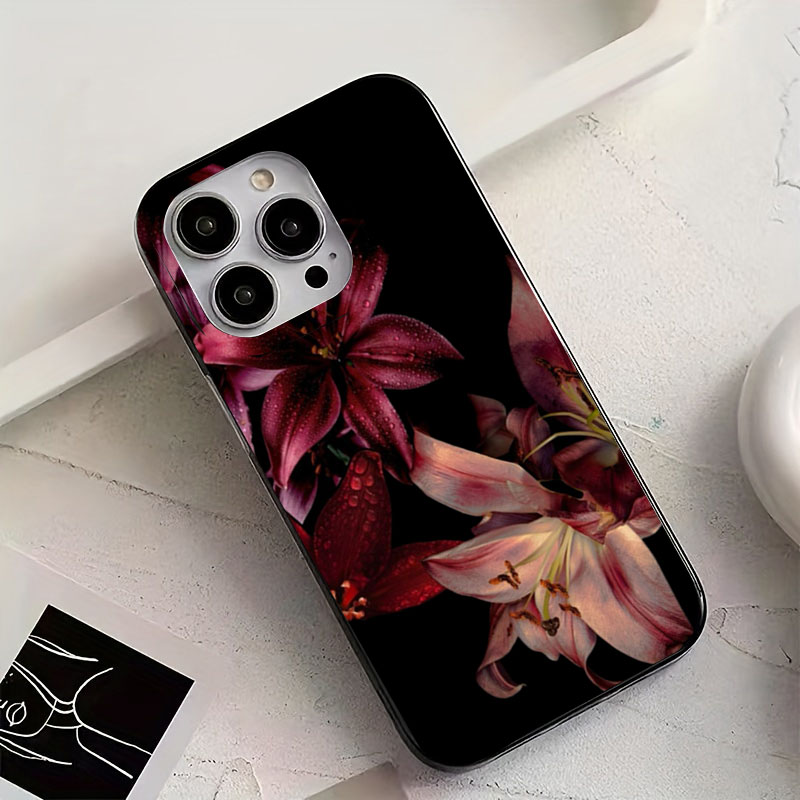 우아한 붉은 백합 꽃 아이폰 16E 16 15 14 1 - Phone Cases Red 리뷰 및 가격