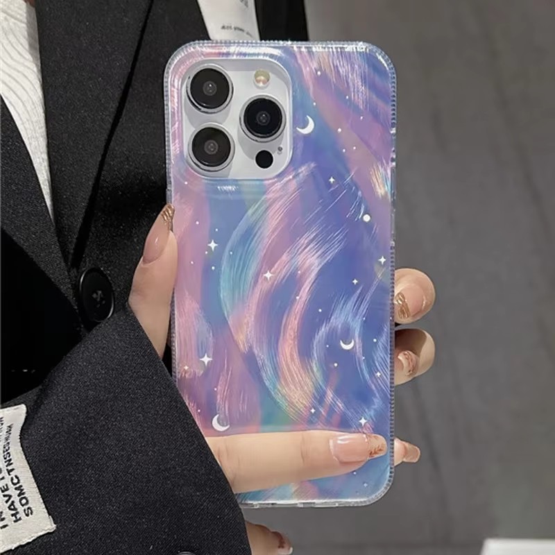 패션 글리터 스타리 그라데이션 폰 케이스 샤오미 레드미 - Phone Cases For Iphone 11 리뷰 및 가격