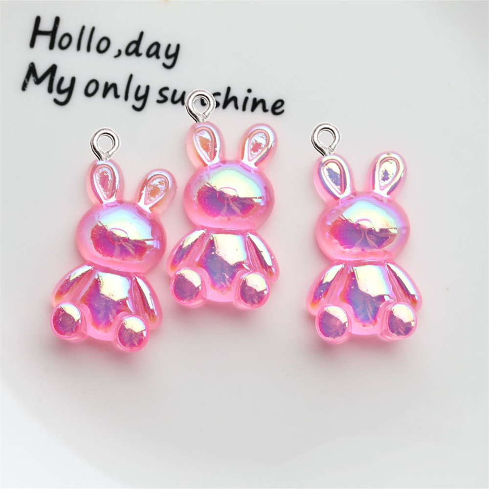 다채로운 토끼 수지 매력 DIY 목걸이 가방, 쥬얼리  - Phone Cases Websites 리뷰 및 가격