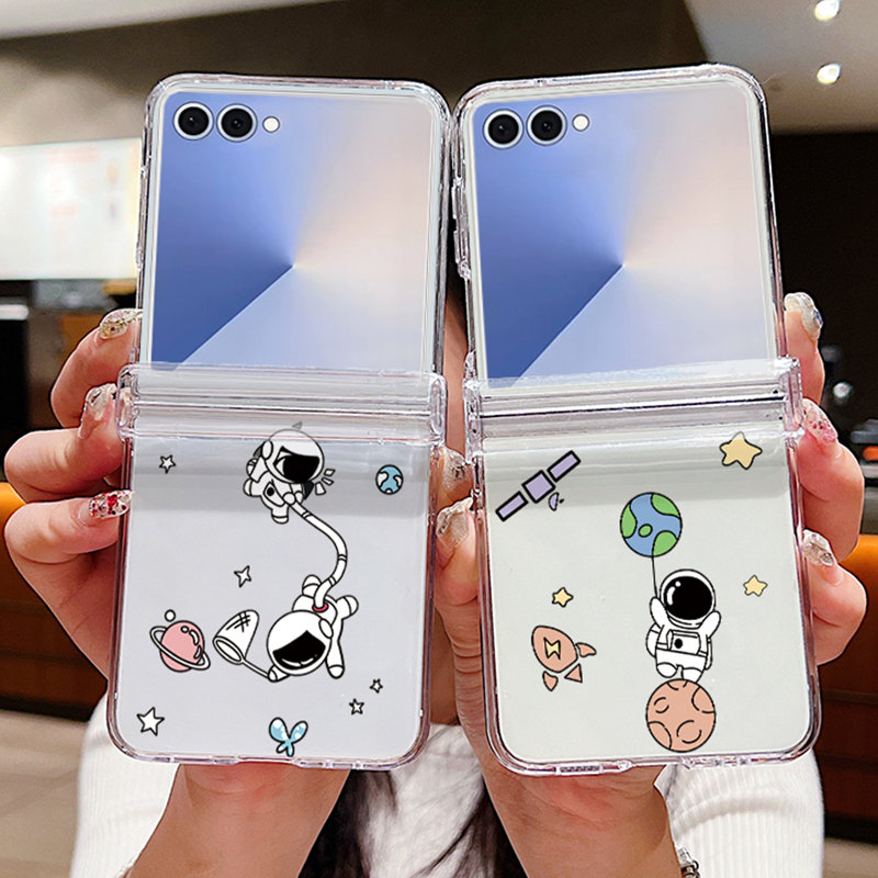 우주비행사 패턴 접이식 폰 케이스 삼성 갤럭시 Z 플립 - Phone Cases Z Fold 7 리뷰 및 가격
