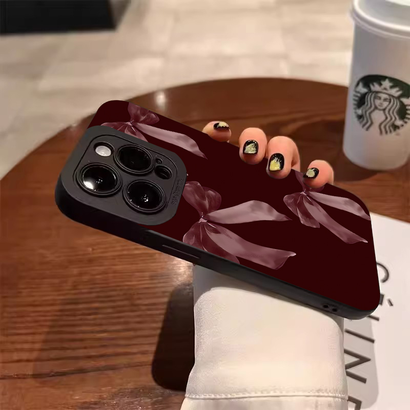 와인 레드 리본 패턴 소프트 폰 케이스 삼성 갤럭시 S - Phone Cases Red 리뷰 및 가격