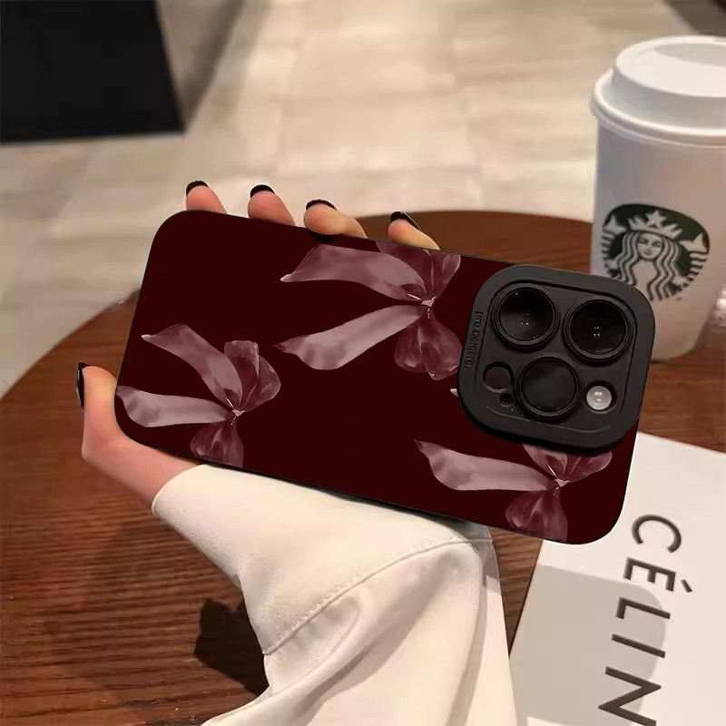 와인 레드 리본 패턴 소프트 폰 케이스 삼성 갤럭시 S - Phone Cases Red 리뷰 및 가격