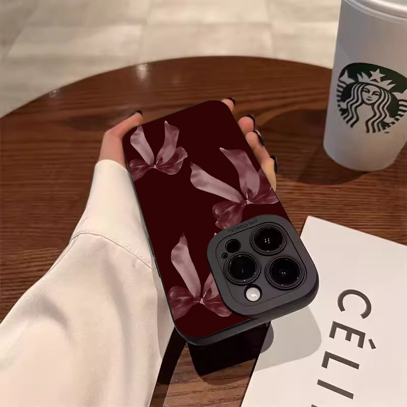 와인 레드 리본 패턴 소프트 폰 케이스 삼성 갤럭시 S - Phone Cases Red 리뷰 및 가격