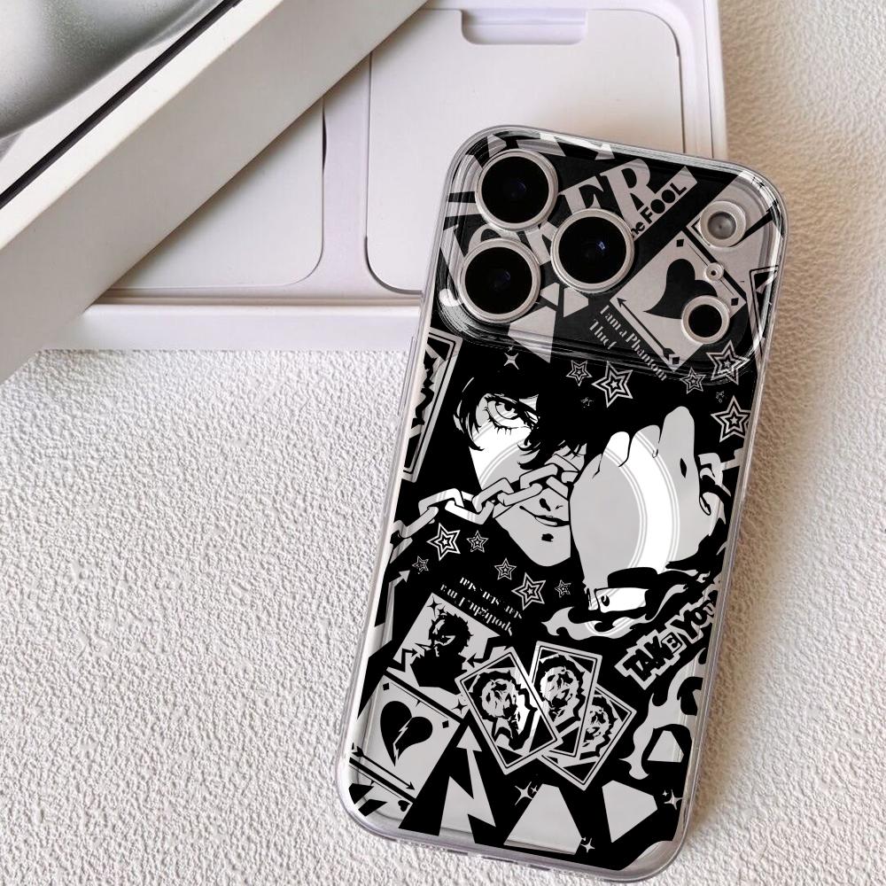 게임 P-페르소나 5 폰 케이스 마그네틱 투명 케이스  - Phone Cases For Iphone 15 리뷰 및 가격