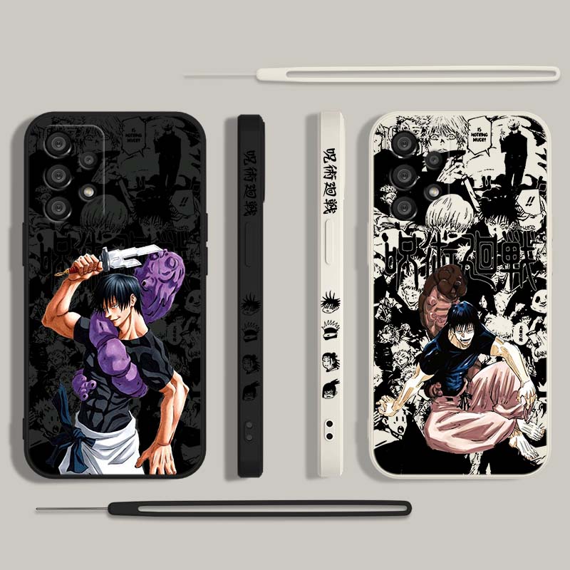 애니메이션 주술회전 토지 커버 삼성 갤럭시 A73 A7 - Phone Cases Jujutsu Kaisen 리뷰 및 가격